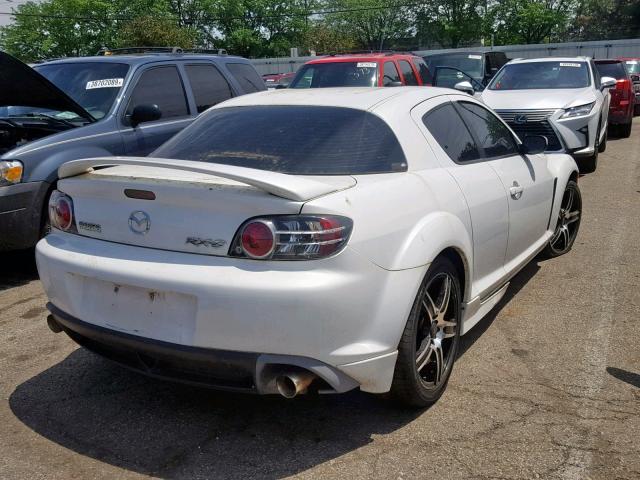 JM1FE173770213622 - 2007 MAZDA RX8 WHITE photo 4