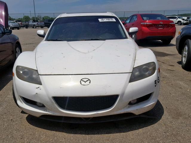 JM1FE173770213622 - 2007 MAZDA RX8 WHITE photo 9