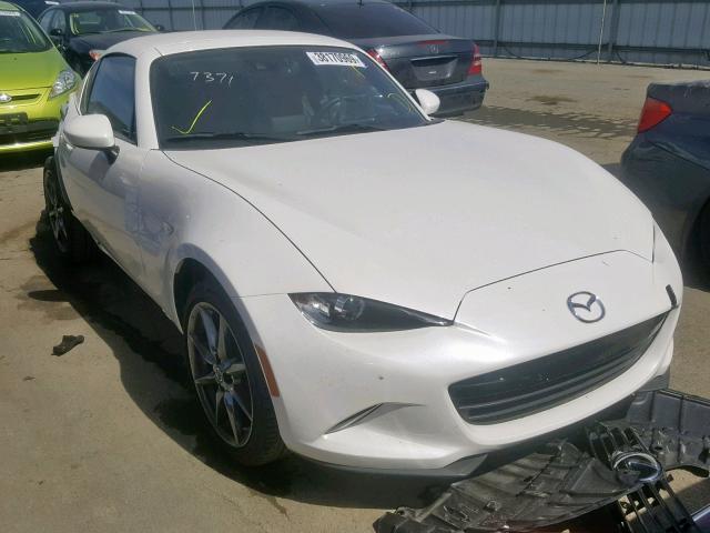 JM1NDAM78J0201508 - 2018 MAZDA MX-5 MIATA WHITE photo 1