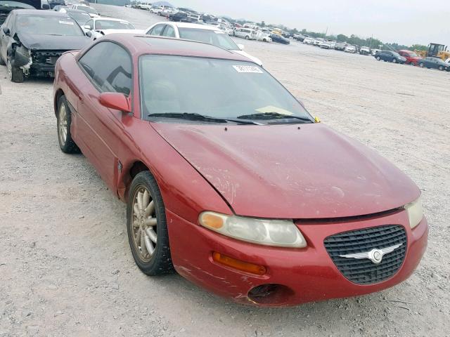 4C3AU52NXXE017791 - 1999 CHRYSLER SEBRING LX MAROON photo 1