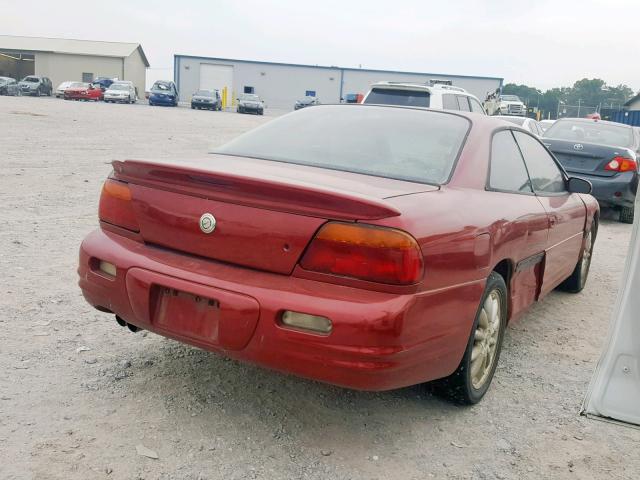 4C3AU52NXXE017791 - 1999 CHRYSLER SEBRING LX MAROON photo 4