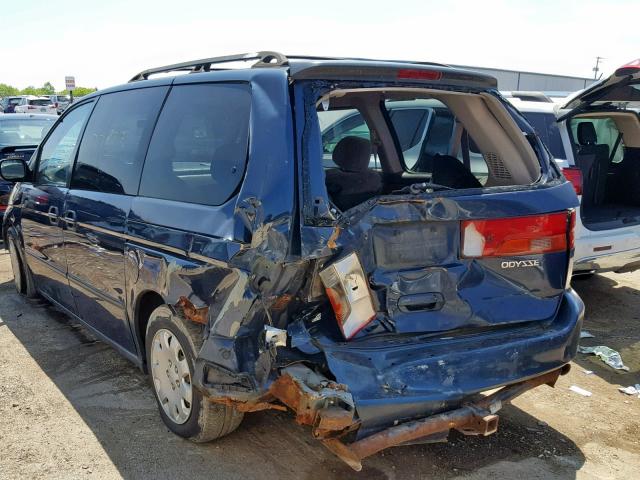 2HKRL1856XH510449 - 1999 HONDA ODYSSEY LX BLUE photo 3