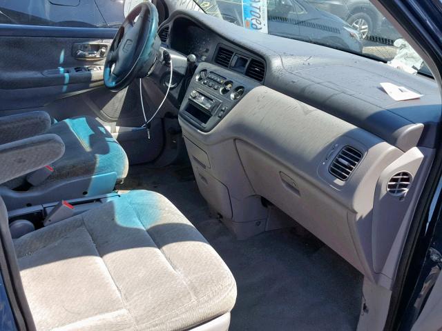 2HKRL1856XH510449 - 1999 HONDA ODYSSEY LX BLUE photo 5