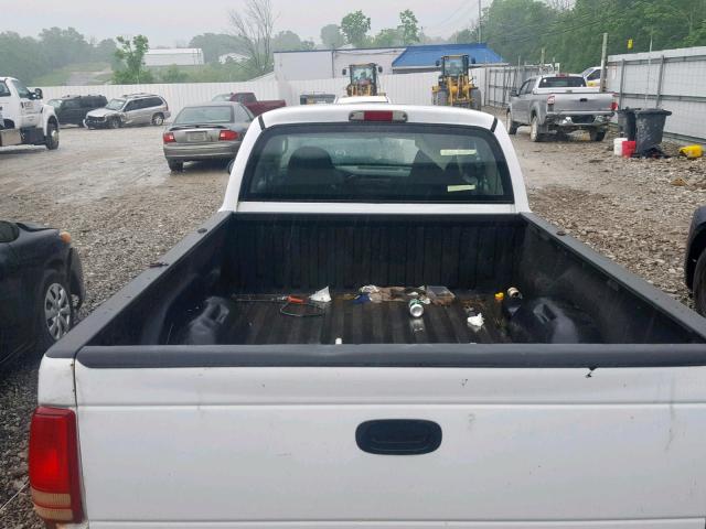 1D7HG32N63S343824 - 2003 DODGE DAKOTA SPO WHITE photo 6