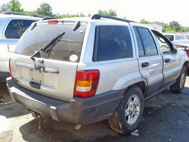 1J4GX48S34C433169 - 2004 JEEP GRAND CHER SILVER photo 4