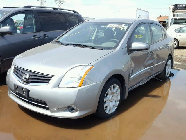 3N1AB6AP6AL686372 - 2010 NISSAN SENTRA 2.0 SILVER photo 2