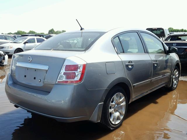 3N1AB6AP6AL686372 - 2010 NISSAN SENTRA 2.0 SILVER photo 4