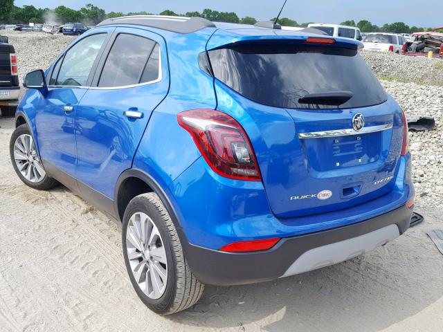 KL4CJASB3JB622283 - 2018 BUICK ENCORE PRE BLUE photo 3