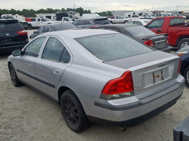 YV1RS61RX22112534 - 2002 VOLVO S60 SILVER photo 3