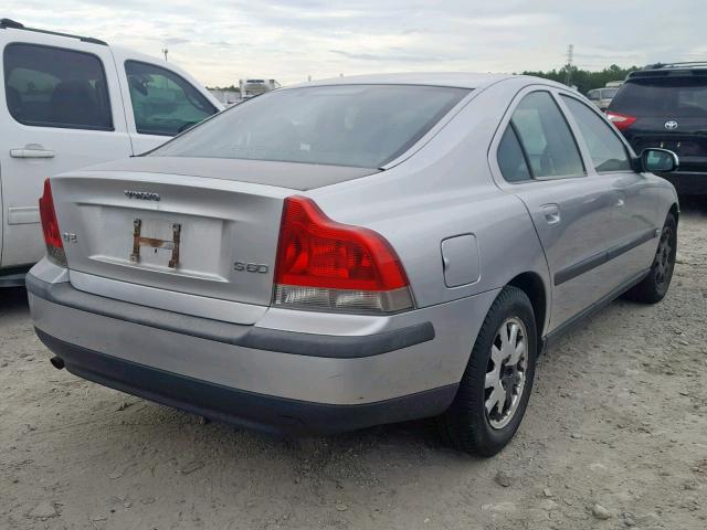 YV1RS61RX22112534 - 2002 VOLVO S60 SILVER photo 4