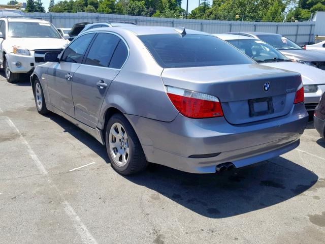 WBANA53534B174921 - 2004 BMW 525 I GRAY photo 3