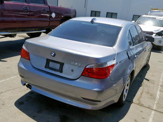 WBANA53534B174921 - 2004 BMW 525 I GRAY photo 4