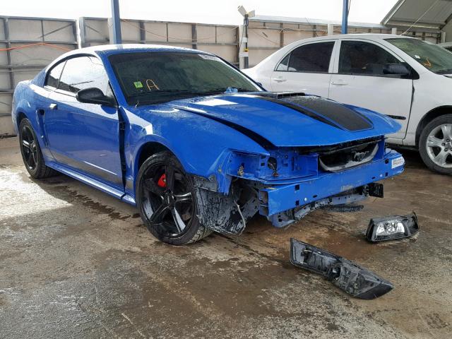 1FAFP42R13F378246 - 2003 FORD MUSTANG MA BLUE photo 1