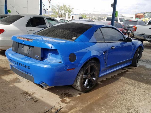 1FAFP42R13F378246 - 2003 FORD MUSTANG MA BLUE photo 4