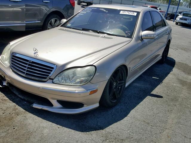 WDBNG70J44A423195 - 2004 MERCEDES-BENZ S 430 GOLD photo 2