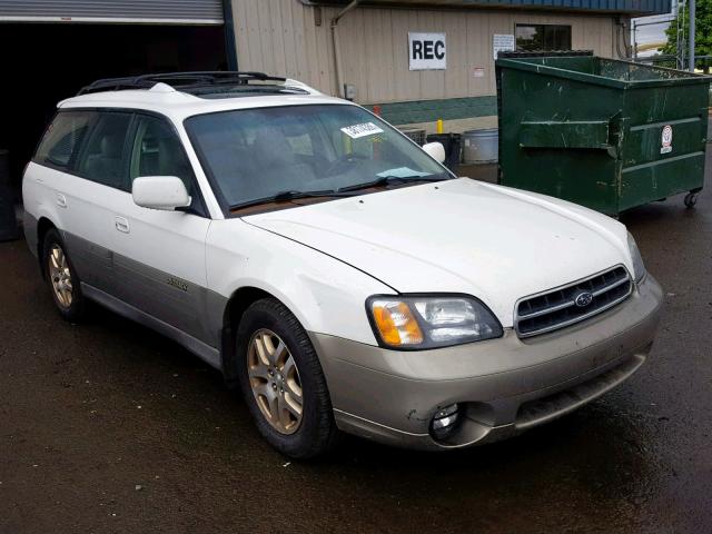 4S3BH6862Y7664980 - 2000 SUBARU LEGACY OUT WHITE photo 1