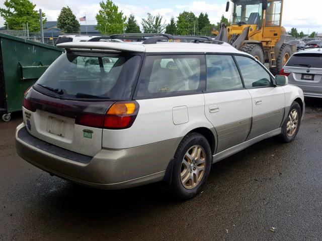 4S3BH6862Y7664980 - 2000 SUBARU LEGACY OUT WHITE photo 4