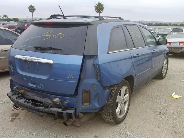 2A8GM68X87R179081 - 2007 CHRYSLER PACIFICA T BLUE photo 4