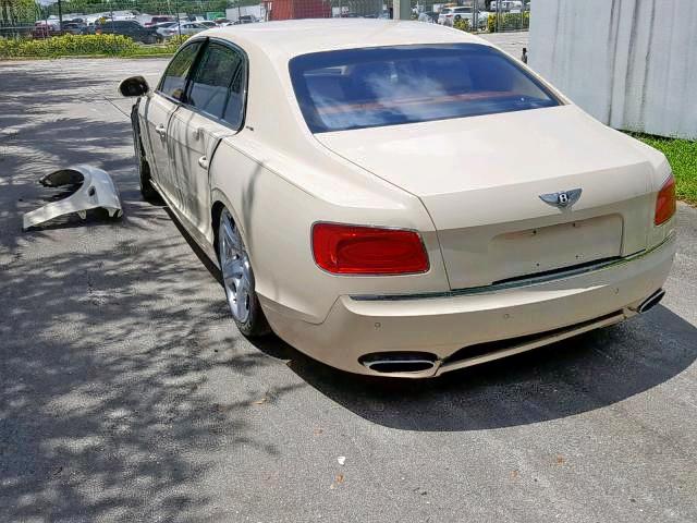 SCBEC9ZA1EC092211 - 2014 BENTLEY FLYING SPU BEIGE photo 3