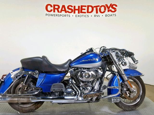 1HD1FB412AB614389 - 2010 HARLEY-DAVIDSON FLHR BLUE photo 1