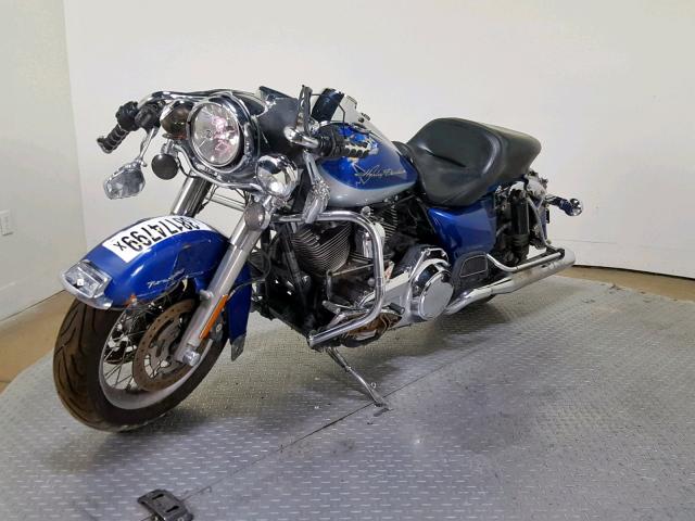 1HD1FB412AB614389 - 2010 HARLEY-DAVIDSON FLHR BLUE photo 4