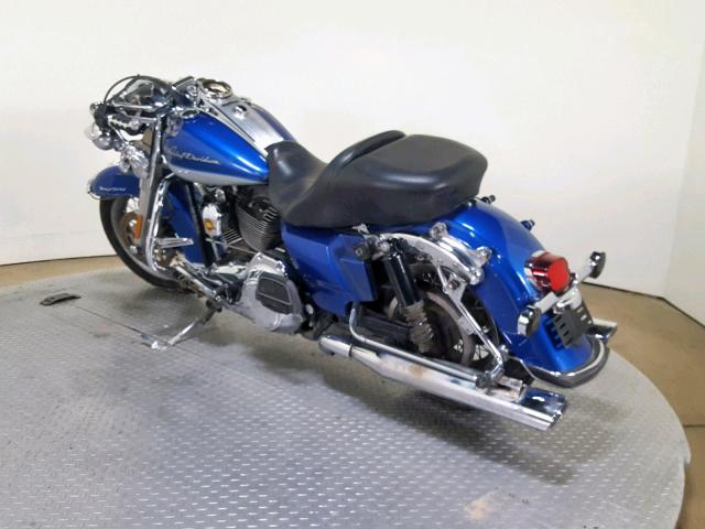 1HD1FB412AB614389 - 2010 HARLEY-DAVIDSON FLHR BLUE photo 6