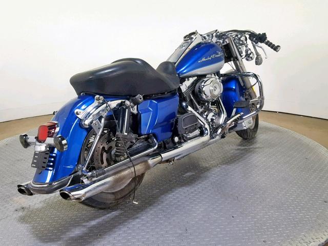 1HD1FB412AB614389 - 2010 HARLEY-DAVIDSON FLHR BLUE photo 8