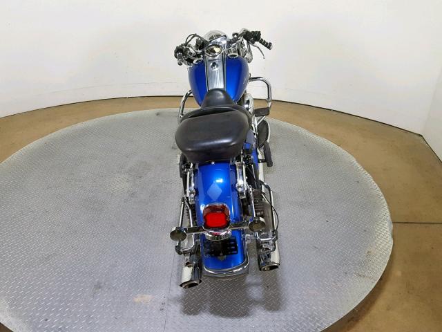 1HD1FB412AB614389 - 2010 HARLEY-DAVIDSON FLHR BLUE photo 9