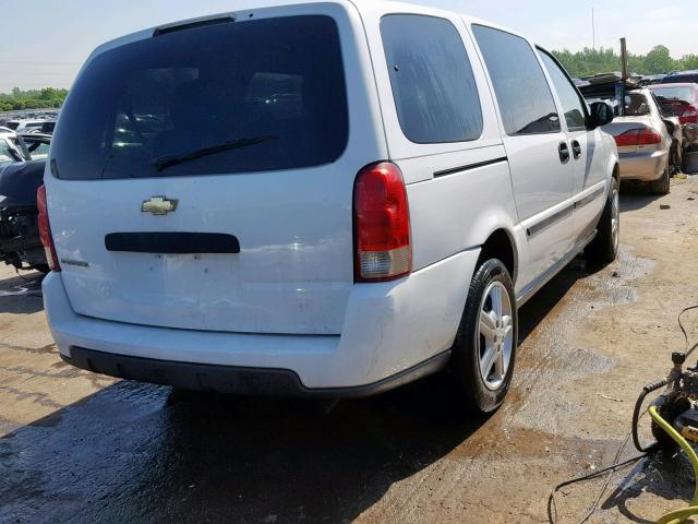 1GNDV03L85D260906 - 2005 CHEVROLET UPLANDER WHITE photo 4