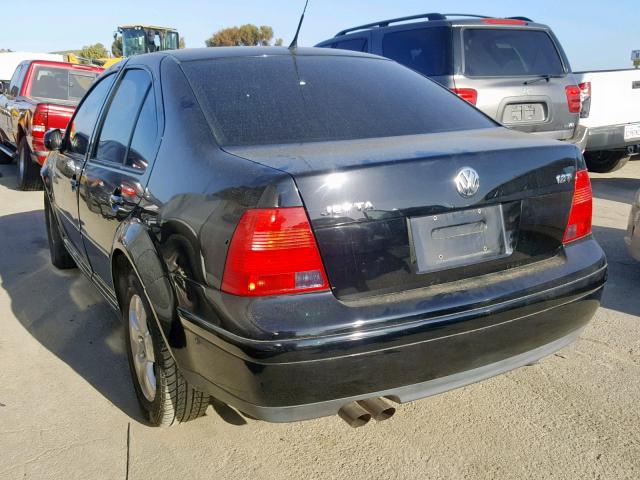 3VWSE69M53M002778 - 2003 VOLKSWAGEN JETTA GLS BLACK photo 3