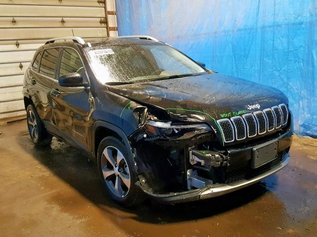 1C4PJLDB4KD387348 - 2019 JEEP CHEROKEE L BLACK photo 1