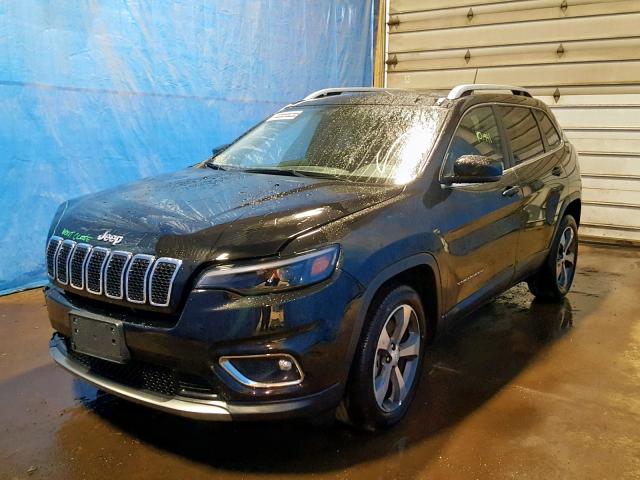 1C4PJLDB4KD387348 - 2019 JEEP CHEROKEE L BLACK photo 2