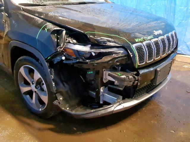 1C4PJLDB4KD387348 - 2019 JEEP CHEROKEE L BLACK photo 9