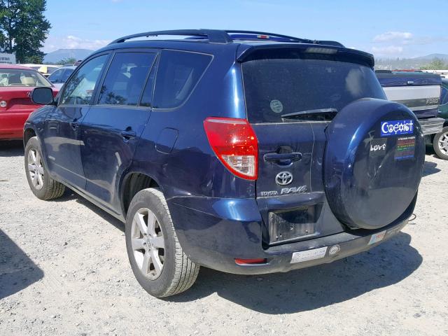 JTMBD31V175121710 - 2007 TOYOTA RAV4 LIMIT BLUE photo 3