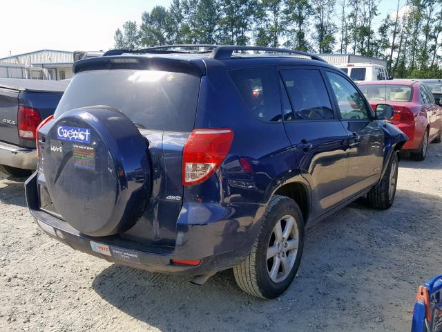 JTMBD31V175121710 - 2007 TOYOTA RAV4 LIMIT BLUE photo 4