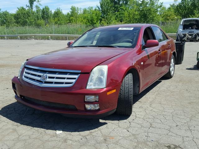1G6DW677660191151 - 2006 CADILLAC STS RED photo 2
