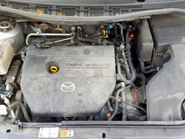 JM1CR29L390327548 - 2009 MAZDA 5 SILVER photo 7