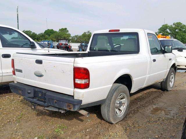 1FTYR10D29PA63350 - 2009 FORD RANGER WHITE photo 4