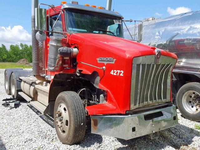 1XKDD49X6AJ264272 - 2010 KENWORTH CONSTRUCTI RED photo 1