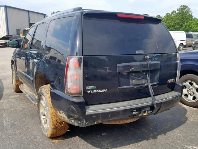 1GKUKEEF6AR174548 - 2010 GMC YUKON DENA BLACK photo 3