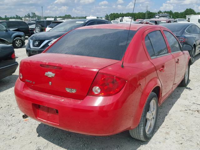 1G1AF5F58A7170448 - 2010 CHEVROLET COBALT 2LT RED photo 4