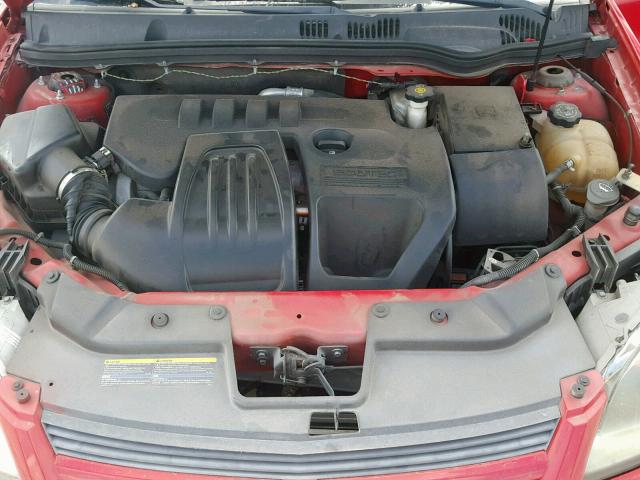 1G1AF5F58A7170448 - 2010 CHEVROLET COBALT 2LT RED photo 7