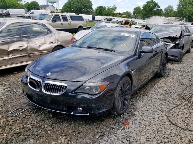 WBAEH73424B190493 - 2004 BMW 645 CI AUT BLACK photo 2