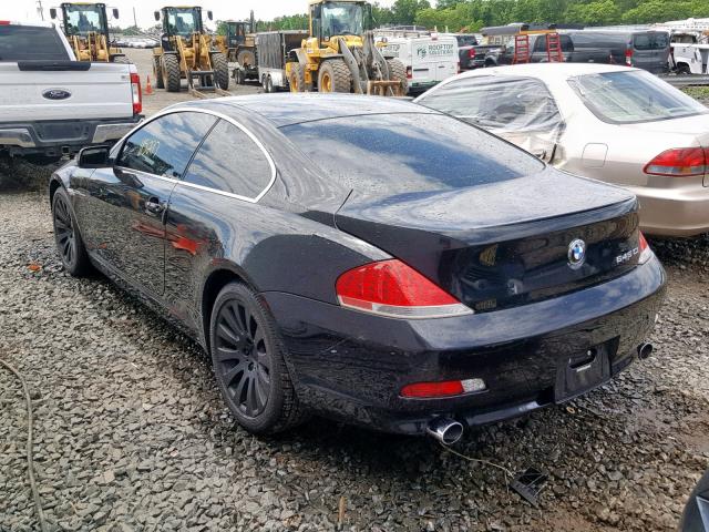 WBAEH73424B190493 - 2004 BMW 645 CI AUT BLACK photo 3