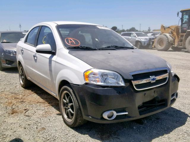 KL1TG56E49B611165 - 2009 CHEVROLET AVEO LT WHITE photo 1