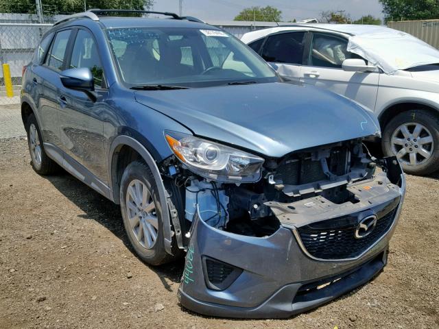 JM3KE2BE3F0513645 - 2015 MAZDA CX-5 SPORT BLUE photo 1