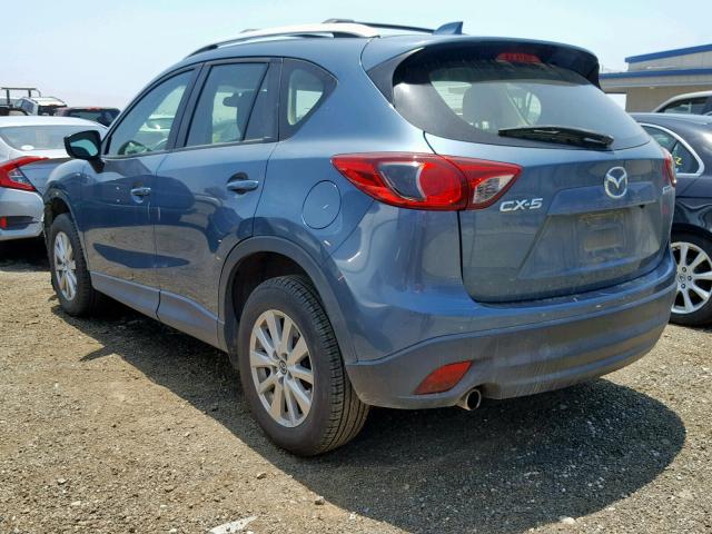 JM3KE2BE3F0513645 - 2015 MAZDA CX-5 SPORT BLUE photo 3