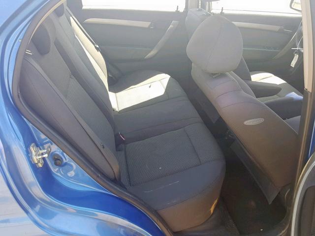 KL1TD56667B144054 - 2007 CHEVROLET AVEO BASE Mavi foto 6