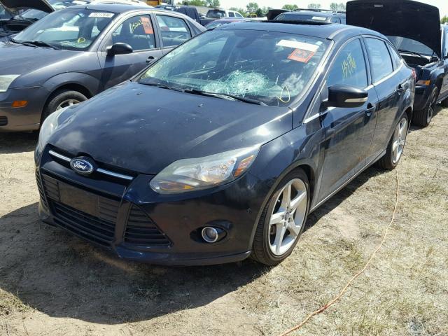 1FAHP3J21CL114386 - 2012 FORD FOCUS TITA BLACK photo 2