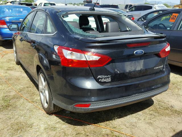 1FAHP3J21CL114386 - 2012 FORD FOCUS TITA BLACK photo 3